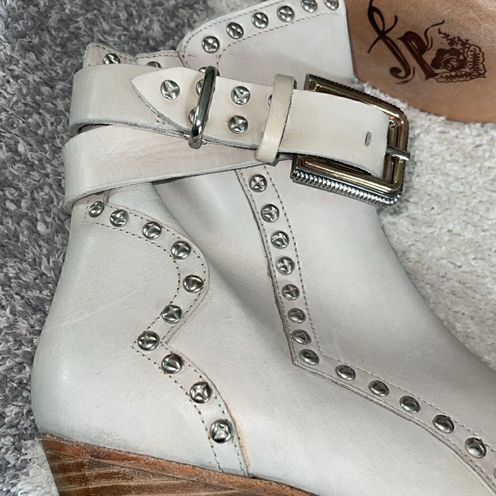 Free People Boots Womens Sz 7  Billy Cowgirl Pointed ankle western vegan New - Picture 7 of 15